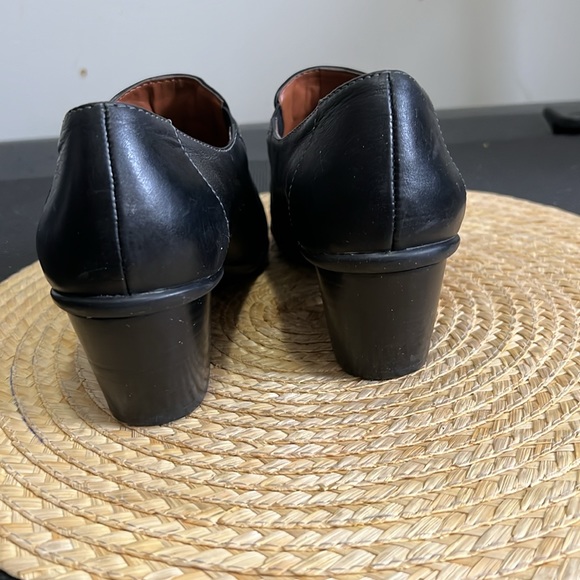 Naturalizer Leather slip-on Block Heel Shoes Size 7.5 - Picture 6 of 12